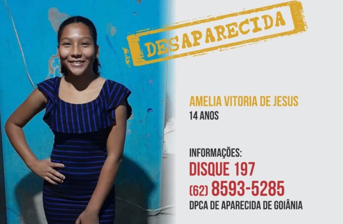 Polícia busca adolescente desaparecida em Aparecida de Goiânia Polícia busca adolescente desaparecida em Aparecida de Goiânia