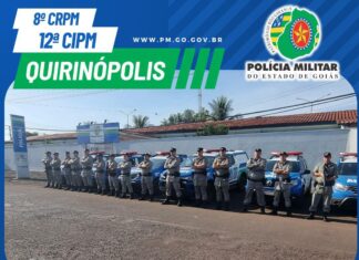 QUIRINÓPOLIS- POLÍCIA MILITAR DA CONTINUIDADE NA OPERAÇÃO NATAL INTEGRADO