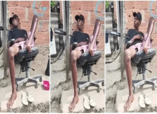 Policial usa fuzil para acordar suspeito que cochilava em cadeira no RJ