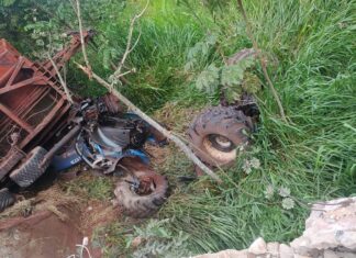 QUIRINÓPOLIS: ACIDENTE COM TRATOR DE USINA DEIXA CONDUTOR FERIDO