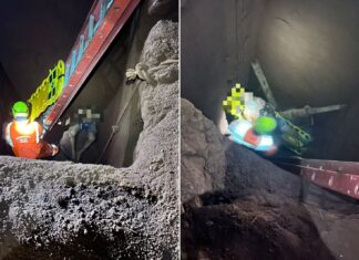 TRABALHADORES CAEM EM CISTERNA EM QUIRINÓPOLIS E SÃO RESGATADOS PELOS BOMBEIROS