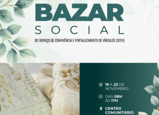 QUIRINÓPOLIS- Começou hoje o Bazar social, realizado pela secretaria de assistência social