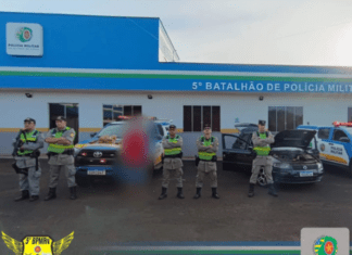 5° BPMRv EFETUA PRISÃO DE TRAFICANTE EM QUIRINÓPOLIS COM DROGAS E COM MANDADO DE PRISÃO