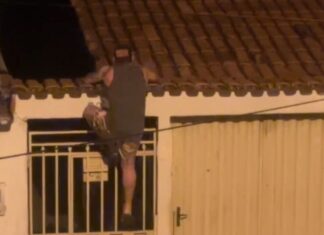EX MARIDO REVOLTADO POR CIÚMES PULA MURO DA CASA DA EX E QUEBRA MOTO EM QUIRINÓPOLIS