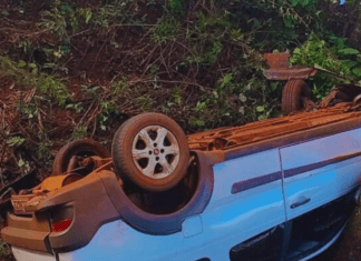 BARRO NA PISTA CAUSA CAPOTAMENTO NA GO 206, PRÓXIMO A QUIRINÓPOLIS