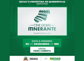 QUIRINÓPOLIS- Que tal um cineminha hoje?