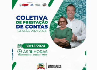 QUIRINÓPOLIS- É daqui a pouquinho, em todas as rádios da cidade!