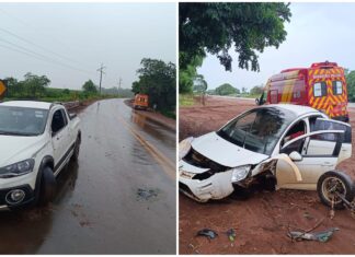 DOIS ACIDENTES COM GRÁVIDAS MARCAM A MANHÃ DE NATAL NA GO-164, EM QUIRINÓPOLIS