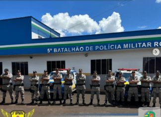 VISITA DO COMANDANTE DO COMANDO DE POLICIAMENTO RODOVIÁRIO A SEDE DO 5° BPMRv.