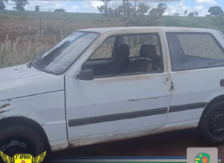 VEÍCULO FURTADO EM CACHOEIRA ALTA É RECUPERADO NA ZONA RURAL DE QUIRINÓPOLIS