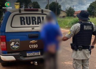 BATALHÃO RURAL CAPTURA FORAGIDO DA JUSTIÇA EM QUIRINÓPOLIS/GO