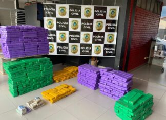 Polícia Civil prende três suspeitos de transportar carregamento de quase 1 tonelada de drogas na BR-153