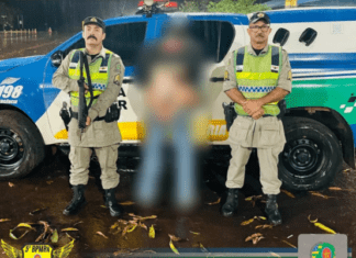 5° BPMRv REALIZA PRISÃO DE CONDUTOR EMBRIAGADO NA RODOVIA GO 164EM QUIRINÓPOLIS-GO