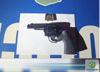 PM prende autor em flagrante por lesão corporal, porte ilegal e dispare de arma de fogo em Quirinópolis