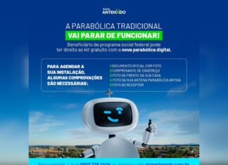 Beneficiários do Cadastro Único podem agendar troca de kit de TV Parabólica