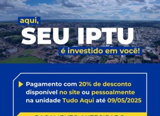 Antecipe o seu IPTU 2025 e garanta 20% de desconto!