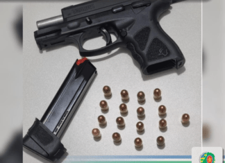 PM PRENDE AUTOR EM FLAGRANTE POR PORTE ILEGAL DE ARMA DE FOGO E DISPARO EM VIA PÚBLICA EM QUIRINÓPOLIS