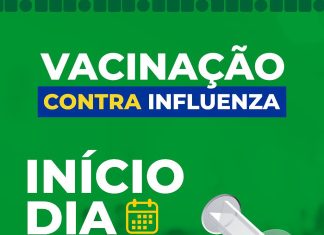 “Começou hoje a vacinação contra a influenza!