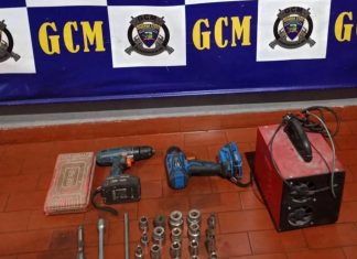 GCM recupera produtos furtados em oficina e prende três suspeitos