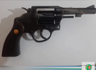 PM PRENDE AUTOR EM FLAGRANTE POR PORTE ILEGAL DE ARMA DE FOGO EM QUIRINÓPOLIS