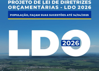 A Lei de Diretrizes Orçamentárias (LDO) 2026 está em fase de elaboração, e sua opinião é essencial!