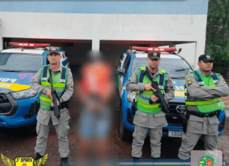 5° BPMRv Captura Foragido da Justiça no município de Aporé-GO