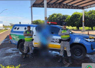 5° BPMRv recaptura Foragido da Justiça em Quirinópolis-GO