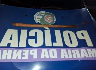 IDOSO DE 75 ANOS AGRIDE COMPANHEIRA COM CASSETETE E É PRESO ESCONDIDO EM IGREJA