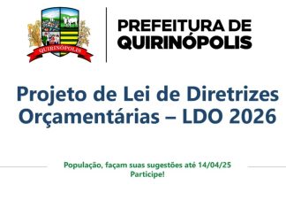 PARTICIPE DA PESQUISA PARA ELABORAÇÃO DA LDO PARA 2026!