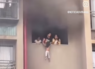 Mãe salva filhos em incêndio na Índia; veja vídeo