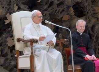 Papa Leão XIV diz que união entre homem e mulher é alicerce da família