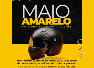 MAIO AMARELO- 🚦 No trânsito, escolha a vida.