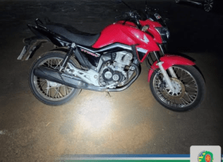 PM RECUPERA MOTOCICLETA TOMADA POR APROPRIAÇÃO INDÉBITA EM QUIRINÓPOLIS