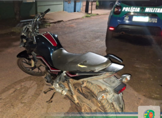 Polícia Militar de Goiás recupera veículo urtado em Quirinópolis