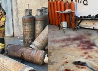 TRABALHADOR TEM PERNA AMPUTADA APÓS EXPLOSÃO DE CILINDRO EM EMPRESA DE BALÕES