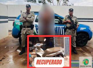 CRIMINOSO TENTA ROUBAR MOTO DE IDOSO EM CACHOEIRA ALTA E ALEGA SER DE FACÇÃO