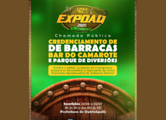 Prefeitura abre credenciamento para barracas e parque de diversões na 42ª EXPOAQ