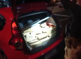 PRF prende homem com 201 kg de maconha em carro roubado na BR-060