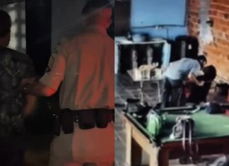 Jovem é preso por tentativa de homicídio após flagrar amigo beijando esposa durante festa em Goiânia