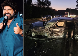 FABIANO, DUPLA DE CESAR MENOTTI, SOFRE ACIDENTE EM RODOVIA: ‘CARRO ACABO