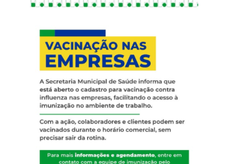 CAMPANHA DE VACINAÇÃO CONTRA INFLUENZA PARA EMPRESAS: IMUNIZAÇÃO PRÁTICA NO LOCAL PARA COLABORADORES E CLIENTES