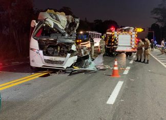 GRAVE ACIDENTE COM COMBOIO DE ESTUDANTES DEIXA CINCO MORTOS NA BR-153, EM PORANGATU-GO