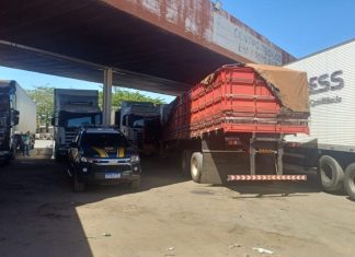 Furto de rodas e pneus de caminhões leva dupla para a cadeia em Goiás