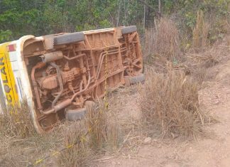 Grave acidente com veículo de transporte escolar deixa uma criança morta e outra ferida na zona rural