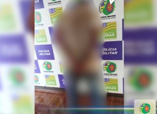 POLÍCIA MILITAR DE QUIRINÓPOLIS PRENDE SUSPEITO EM FLAGRANTE POR LESÃO CORPORAL