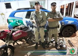 POLÍCIA MILITAR DE GOIÁS APREENDE MENOR POR FURTO E RECUPERA MOTOCICLETA EM ITAGUAÇU