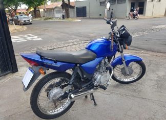 Motocicleta é furtada em Quirinópolis na noite de segunda-feira