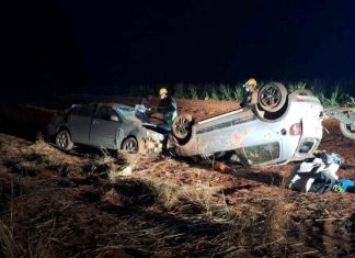 PRESIDENTE DO ROTARY DE CHAPADÃO DO CÉU E MOTORISTA MORREM EM ACIDENTE NA GO-206