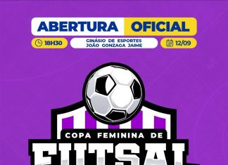 Abertura do Campeonato Estudantil e da Copa Feminina de Futsal