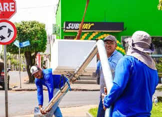 MTS REALIZA MANUTENÇÃO E REPOSICIONAMENTO DE CÂMERAS DE SEGURANÇA EM QUIRINÓPOLIS PARA REFORÇAR PROTEÇÃO À COMUNIDADE